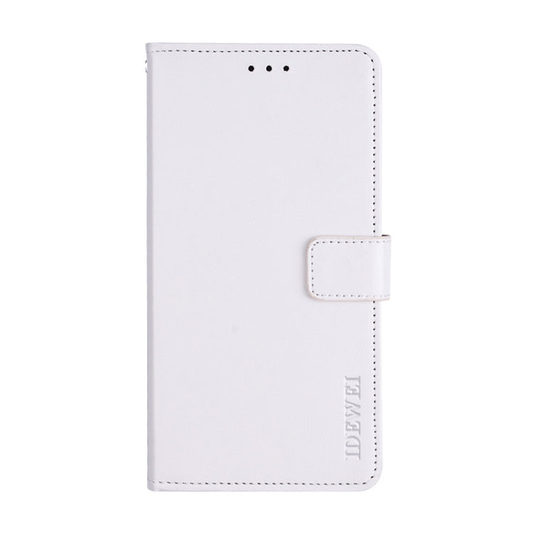 For Oukitel C19 Pro idewei Crazy Horse Texture Leather Phone Case(White) - More Brand by idewei | Online Shopping South Africa | PMC Jewellery | Buy Now Pay Later Mobicred