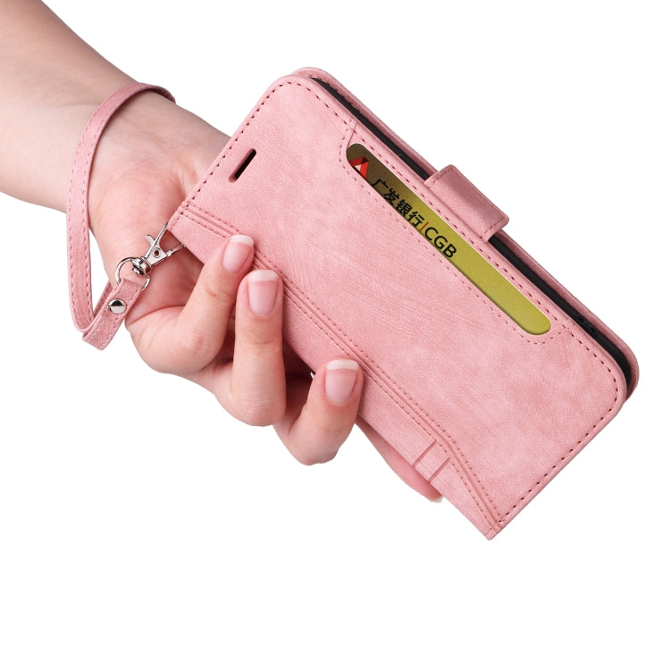 For Samsung Galaxy A04e BETOPNICE Dual-side Buckle Leather Phone Case(Pink) - free shipping - PMC TechLife - Order now!