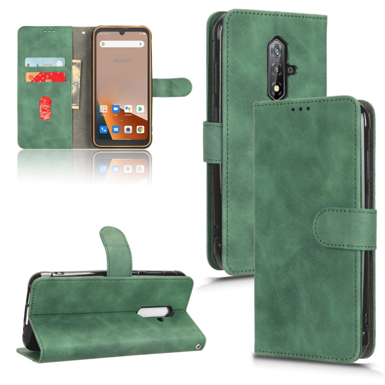 For Blackview BV5200 Skin Feel Magnetic Flip Leather Phone Case(Green) - More Brand by PMC TechLife | Online Shopping South Africa | PMC TechLife | Buy Now Pay Later Mobicred