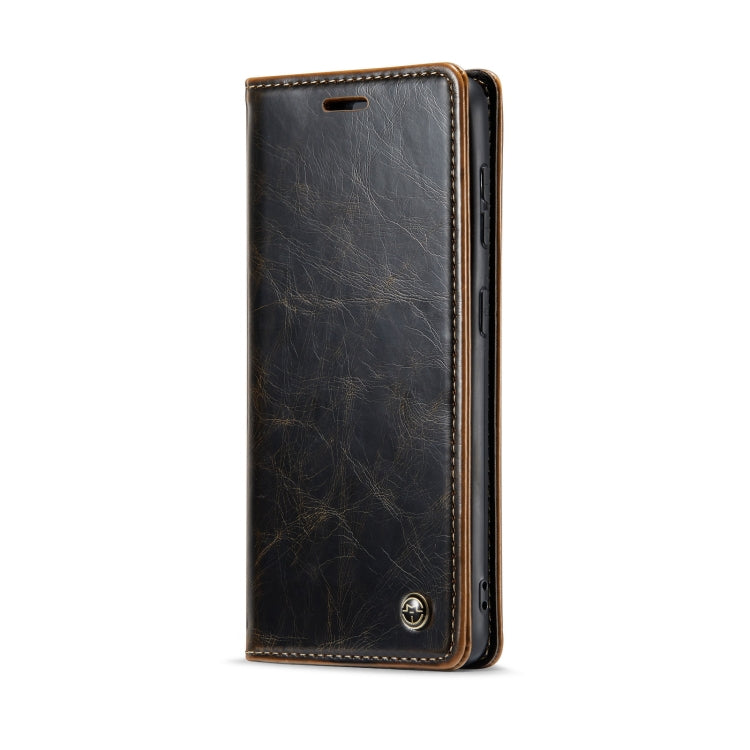 For Samsung Galaxy S23+ 5G CaseMe 003 Crazy Horse Texture Leather Phone Case(Coffee) - Galaxy S23+ 5G Cases by CaseMe | Online Shopping South Africa | PMC Jewellery | Buy Now Pay Later Mobicred