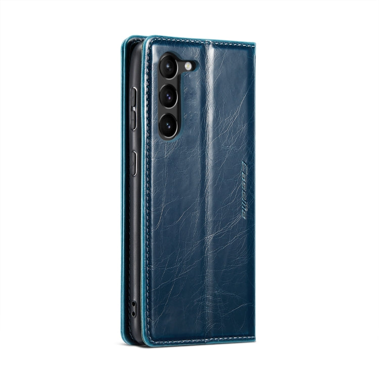 For Samsung Galaxy S23+ 5G CaseMe 003 Crazy Horse Texture Leather Phone Case(Blue) - Galaxy S23+ 5G Cases by CaseMe | Online Shopping South Africa | PMC Jewellery | Buy Now Pay Later Mobicred