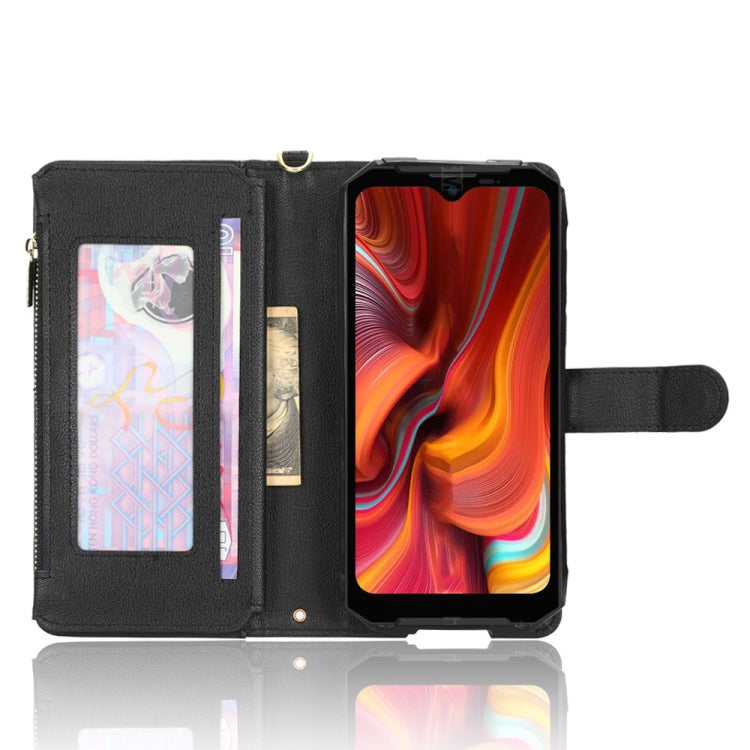 For Doogee S96 Pro Litchi Texture Zipper Leather Phone Case(Black) - Doogee Cases by PMC TechLife | Online Shopping South Africa | PMC TechLife | Buy Now Pay Later Mobicred