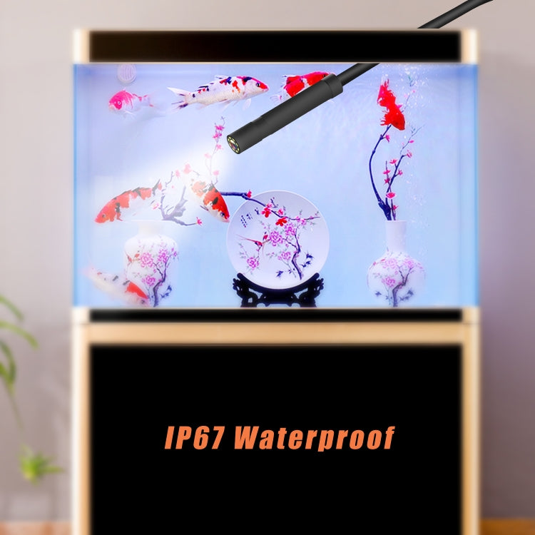 P40 8mm HD Waterproof Portable Integrated Hand-held Vertical Screen Industry Endoscope, Length:2m(Flexible  Wire) -  by PMC Jewellery | Online Shopping South Africa | PMC Jewellery | Buy Now Pay Later Mobicred