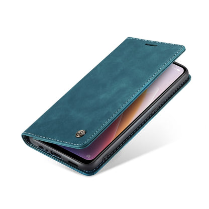 CaseMe 013 Multifunctional Horizontal Flip Leather Phone Case For OPPO Reno7 Z Global/Reno7 Lite Global/Reno8 Lite Global/F21 Pro 5G Global/Reno8 Z Global(Blue) - OPPO Cases by CaseMe | Online Shopping South Africa | PMC Jewellery | Buy Now Pay Later Mobicred