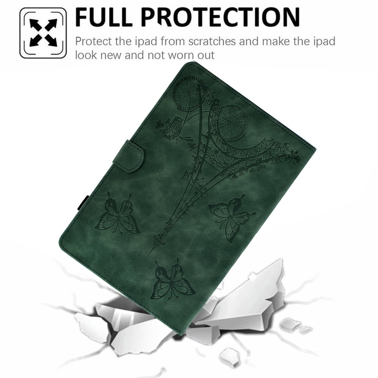 For 7 inch Tablets Tower Embossed Leather Tablet Case(Green) - free shipping - PMC TechLife - Order now!
