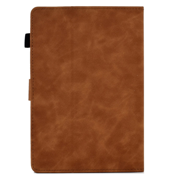 For 8 inch Tablets Tower Embossed Leather Tablet Case(Brown) - Others by PMC TechLife | Online Shopping South Africa | PMC TechLife | Buy Now Pay Later Mobicred