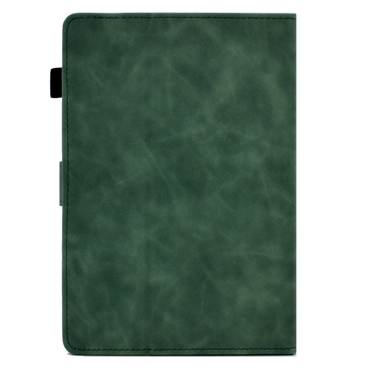 For 10 inch Tablets Tower Embossed Leather Tablet Case(Green) - Others by PMC TechLife | Online Shopping South Africa | PMC TechLife | Buy Now Pay Later Mobicred