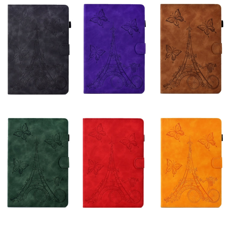 For 10 inch Tablets Tower Embossed Leather Tablet Case(Red) - Others by PMC TechLife | Online Shopping South Africa | PMC TechLife | Buy Now Pay Later Mobicred