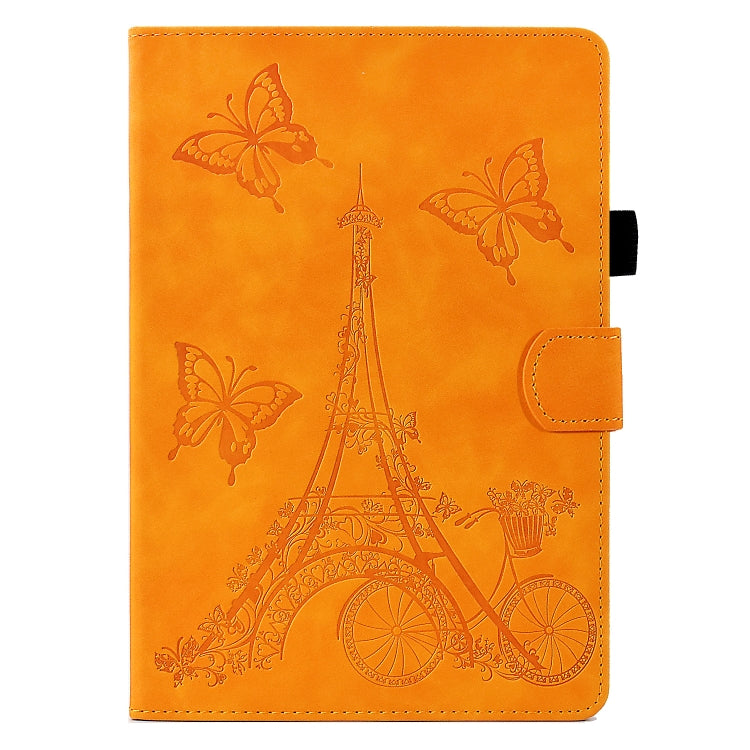 For Amazon Kindle Lite 2022 Tower Embossed Leather Smart Tablet Case(Khaki) - Amazon by PMC TechLife | Online Shopping South Africa | PMC TechLife | Buy Now Pay Later Mobicred