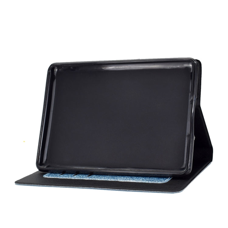For Amazon Kindle Youth Version 2022 Varnish Glitter Powder Smart Leather Tablet Case(Blue) - Amazon by PMC TechLife | Online Shopping South Africa | PMC TechLife | Buy Now Pay Later Mobicred