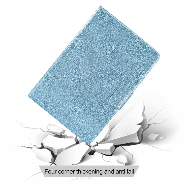 For Amazon Kindle Youth Version 2022 Varnish Glitter Powder Smart Leather Tablet Case(Blue) - Amazon by PMC TechLife | Online Shopping South Africa | PMC TechLife | Buy Now Pay Later Mobicred