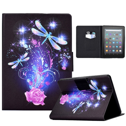 For Amazon Kindle Youth Version 2022 Voltage Colored Drawing Smart Leather Tablet Case(Butterfly) - Amazon by PMC Jewellery | Online Shopping South Africa | PMC Jewellery | Buy Now Pay Later Mobicred