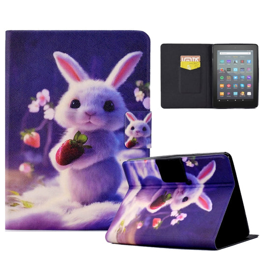 For Amazon Kindle Youth Version 2022 Voltage Colored Drawing Smart Leather Tablet Case(Strawberry Bunny) - Amazon by PMC Jewellery | Online Shopping South Africa | PMC Jewellery | Buy Now Pay Later Mobicred