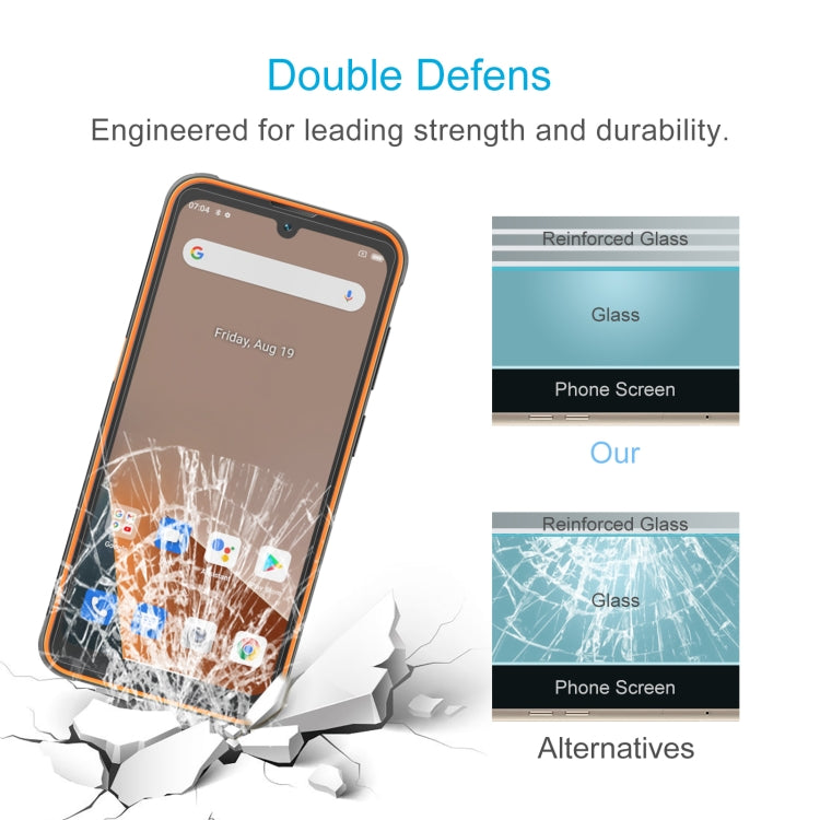 For Blackview BV5200 Pro 50pcs 0.26mm 9H 2.5D Tempered Glass Film - For Blackview by PMC TechLife | Online Shopping South Africa | PMC TechLife