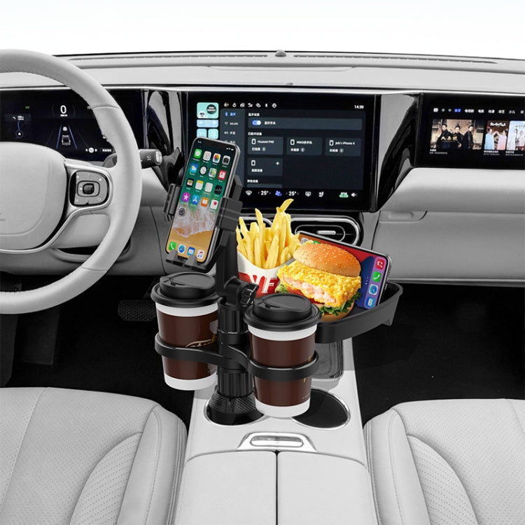 B06 Car Drink Water Cup Mobile Phone Holder 360 Degree Rotating Dinner Plate(Green) - Car Drink Holders by PMC TechLife | Online Shopping South Africa | PMC TechLife | Buy Now Pay Later Mobicred