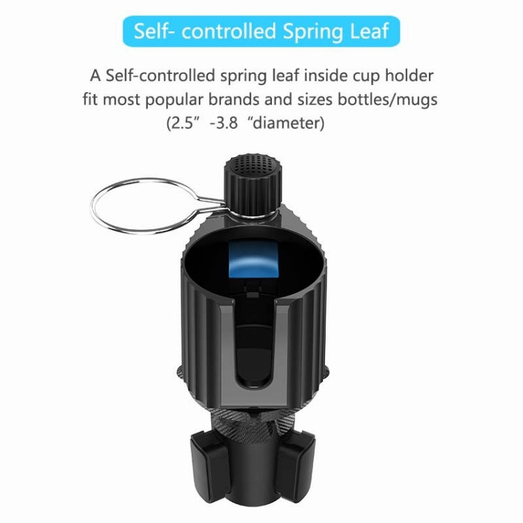 A05 Car Drink Water Cup Holder 360 Degree Rotating Dinner Plate(Black) - Car Drink Holders by PMC TechLife | Online Shopping South Africa | PMC TechLife | Buy Now Pay Later Mobicred