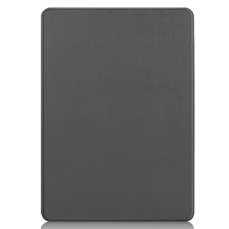 For Microsoft Surface Pro 9 Custer Pure Color Holder Leather Tablet Case(Grey) - Microsoft by PMC TechLife | Online Shopping South Africa | PMC TechLife | Buy Now Pay Later Mobicred