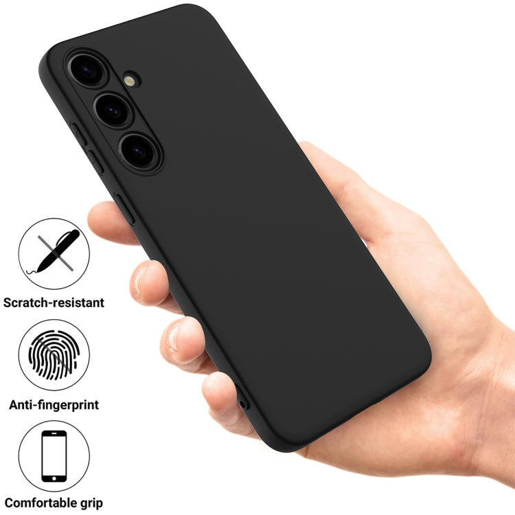 For Samsung Galaxy S24 5G Solid Color Liquid Silicone Dropproof Full Coverage Phone Case(Black) - free shipping - PMC TechLife - Order now!