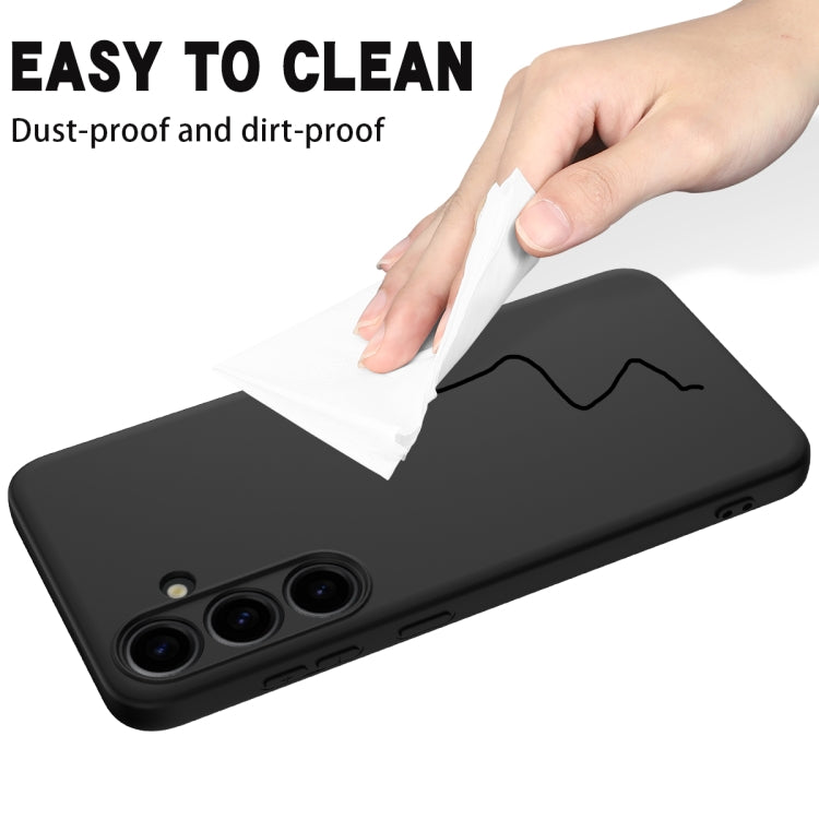 For Samsung Galaxy S24 5G Solid Color Liquid Silicone Dropproof Full Coverage Phone Case(Black) - free shipping - PMC TechLife - Order now!