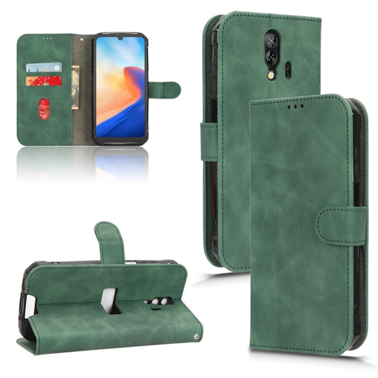 For Blackview BV7200 Skin Feel Magnetic Flip Leather Phone Case(Green) - More Brand by PMC Jewellery | Online Shopping South Africa | PMC Jewellery | Buy Now Pay Later Mobicred