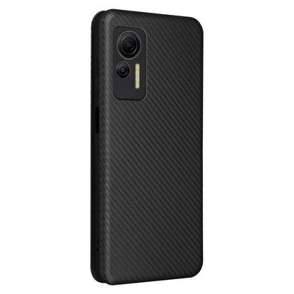 For Ulefone Note 14 Carbon Fiber Texture Flip Leather Phone Case(Black) - Ulefone Cases by PMC Jewellery | Online Shopping South Africa | PMC Jewellery | Buy Now Pay Later Mobicred