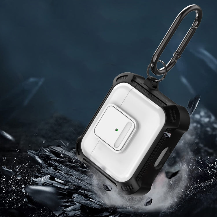 For AirPods 3 TPU + PC Shockproof Earphone Protective Case with Switch(Green) - free shipping - PMC Jewellery - Order now!