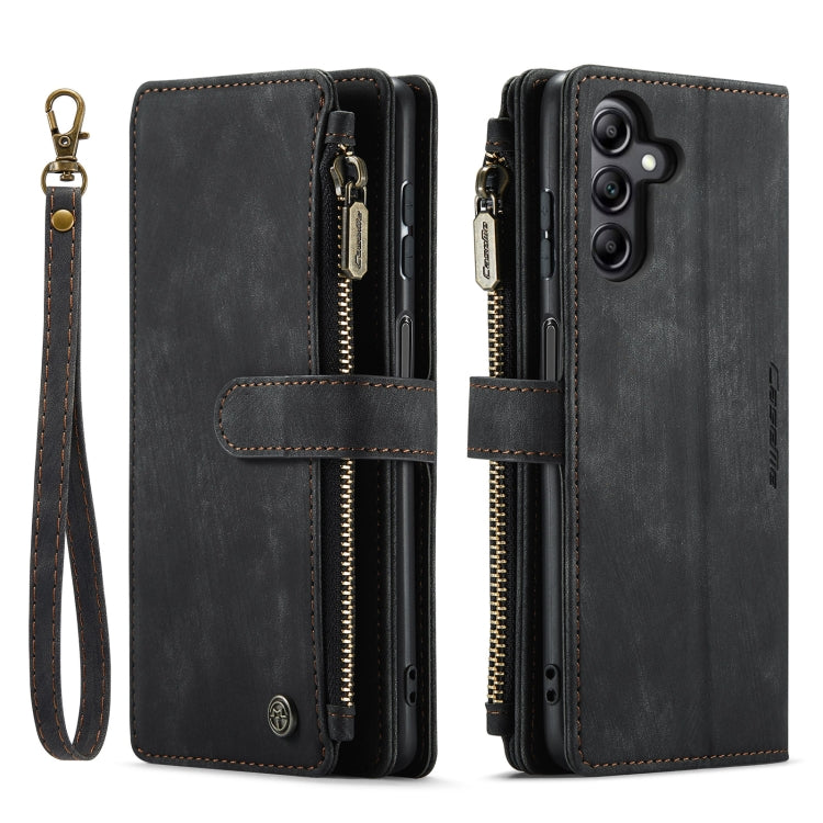 For Samsung Galaxy A14 5G CaseMe C30 Multifunctional Phone Leather Phone Case(Black) - Galaxy Phone Cases by CaseMe | Online Shopping South Africa | PMC Jewellery | Buy Now Pay Later Mobicred