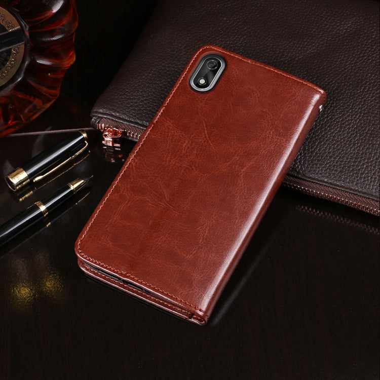 For Cubot J3 idewei Crazy Horse Texture Horizontal Flip Leather Case with Holder & Card Slots & Wallet(Red) - More Brand by idewei | Online Shopping South Africa | PMC Jewellery | Buy Now Pay Later Mobicred