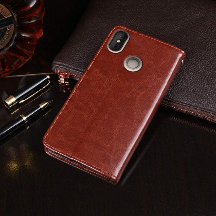 For Doogee X70 idewei  Crazy Horse Texture Horizontal Flip Leather Case with Holder & Card Slots & Wallet(Red) - More Brand by idewei | Online Shopping South Africa | PMC TechLife | Buy Now Pay Later Mobicred