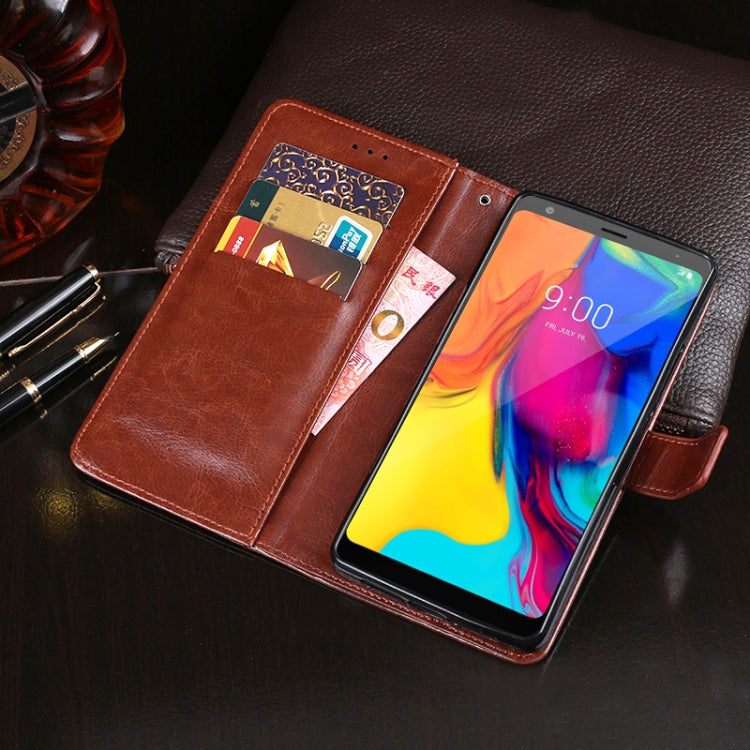 For LG Stylo 5 idewei Crazy Horse Texture Horizontal Flip Leather Case with Holder & Card Slots & Wallet(Sky Blue) - LG by idewei | Online Shopping South Africa | PMC Jewellery | Buy Now Pay Later Mobicred