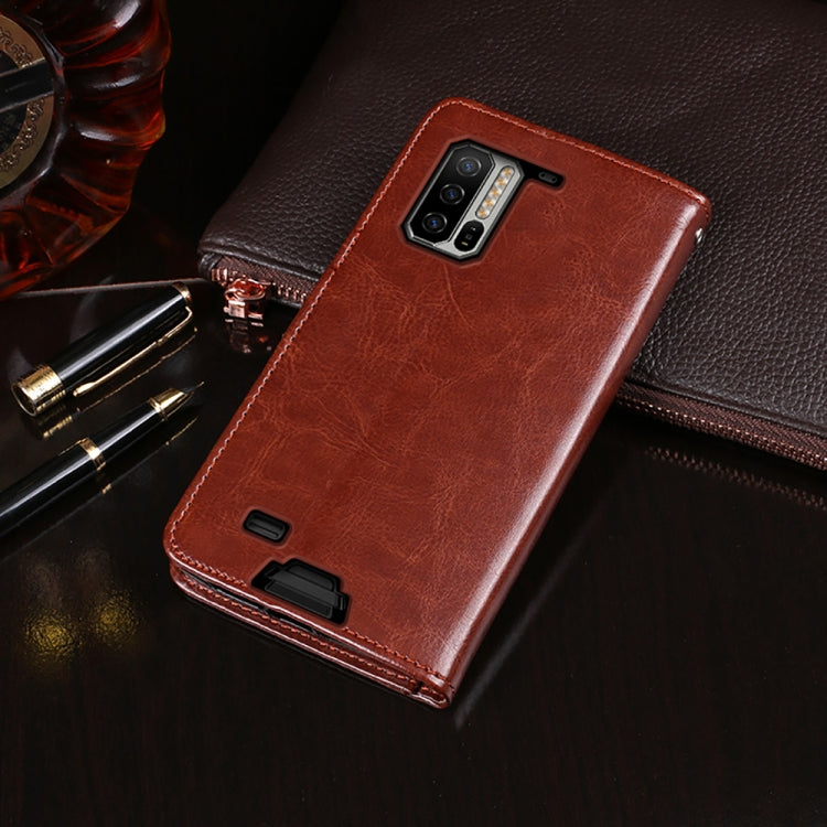 For Ulefone Armor 7 idewei  Crazy Horse Texture Horizontal Flip Leather Case with Holder & Card Slots & Wallet(Rose Red) - Ulefone Cases by idewei | Online Shopping South Africa | PMC Jewellery | Buy Now Pay Later Mobicred