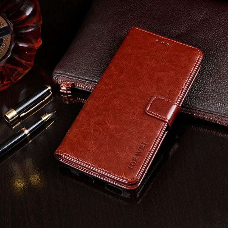 For Ulefone S1 idewei  Crazy Horse Texture Horizontal Flip Leather Case with Holder & Card Slots & Wallet(Brown) - Ulefone Cases by idewei | Online Shopping South Africa | PMC Jewellery | Buy Now Pay Later Mobicred