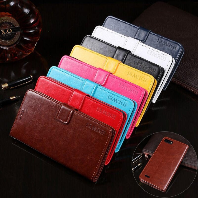 For Ulefone S1 idewei  Crazy Horse Texture Horizontal Flip Leather Case with Holder & Card Slots & Wallet(Brown) - Ulefone Cases by idewei | Online Shopping South Africa | PMC Jewellery | Buy Now Pay Later Mobicred