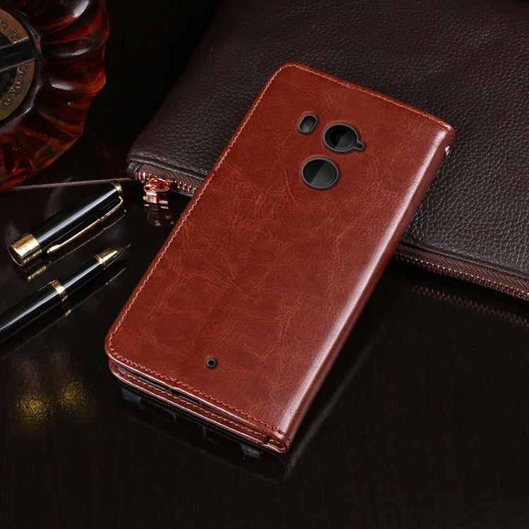 For HTC U11+ idewei Crazy Horse Texture Horizontal Flip Leather Case with Holder & Card Slots & Wallet(Sky Blue) - More Brand by idewei | Online Shopping South Africa | PMC Jewellery | Buy Now Pay Later Mobicred