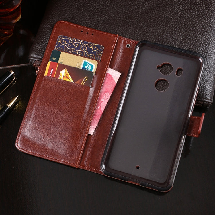 For HTC U11+ idewei Crazy Horse Texture Horizontal Flip Leather Case with Holder & Card Slots & Wallet(Red) - More Brand by idewei | Online Shopping South Africa | PMC Jewellery | Buy Now Pay Later Mobicred