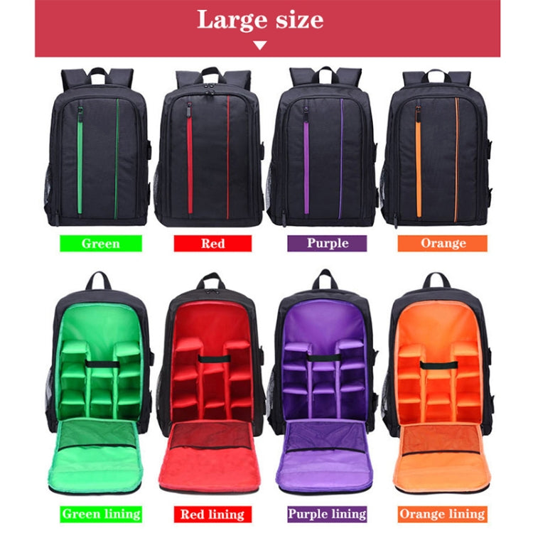 Outdoor Camera Backpack Waterproof Photography Camera Shoulders Bag, Size:45x32x18cm(Green) - Backpack by PMC TechLife | Online Shopping South Africa | PMC TechLife | Buy Now Pay Later Mobicred