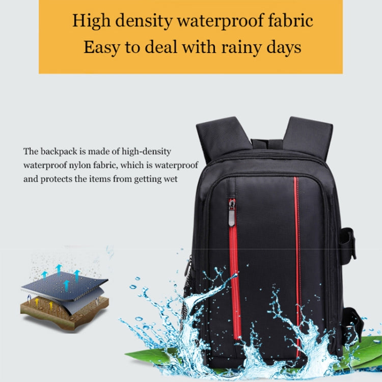 Outdoor Camera Backpack Waterproof Photography Camera Shoulders Bag, Size:45x32x18cm(Red) - Backpack by PMC TechLife | Online Shopping South Africa | PMC TechLife | Buy Now Pay Later Mobicred