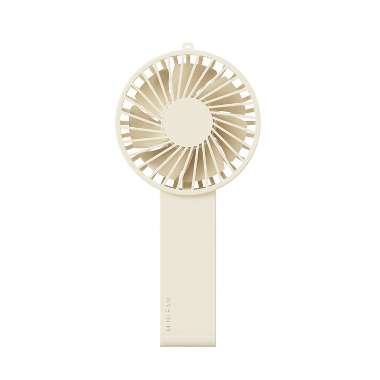 WT-F58 Hanging Neck Handheld Electric Fan(Cream Color) - Electric Fans by PMC Jewellery | Online Shopping South Africa | PMC Jewellery | Buy Now Pay Later Mobicred