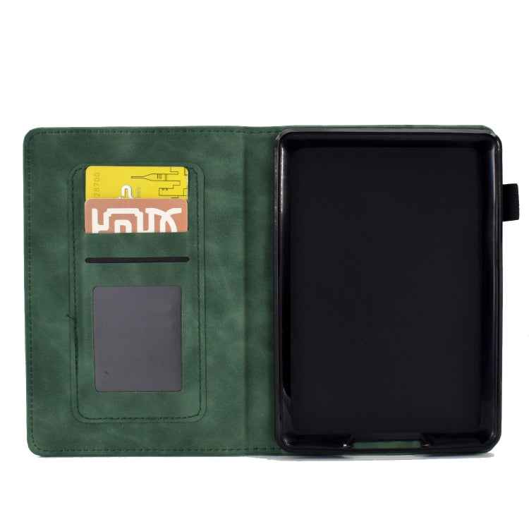 For Amazon Kindle 11th 2024 / 2022 Peony Butterfly Embossed Leather Smart Tablet Case(Green) - free shipping - PMC TechLife - Order now!