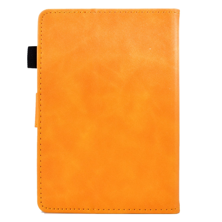 For Amazon Kindle Paperwhite 4/3/2/1 Peony Butterfly Embossed Leather Smart Tablet Case(Khaki) - Amazon by PMC TechLife | Online Shopping South Africa | PMC TechLife | Buy Now Pay Later Mobicred