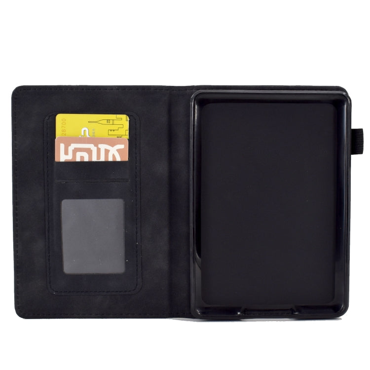 For Amazon Kindle Paperwhite 5 Peony Butterfly Embossed Leather Smart Tablet Case(Black) - Amazon by PMC TechLife | Online Shopping South Africa | PMC TechLife | Buy Now Pay Later Mobicred