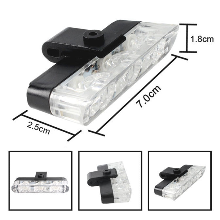 4 in 1 Car 12LEDs Grille Flash Lights Warning Lights with Wireless Remote Control, Color:White - Warning Lights by PMC Jewellery | Online Shopping South Africa | PMC Jewellery | Buy Now Pay Later Mobicred