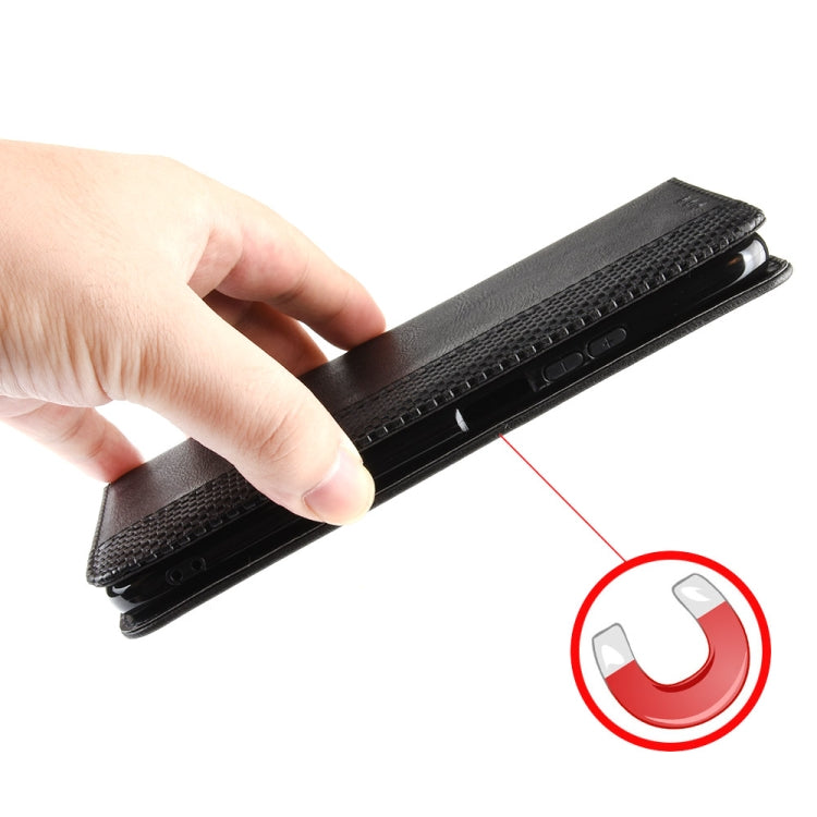 For Ulefone Note 14 Magnetic Buckle Retro Texture Leather Phone Case(Black) - Ulefone Cases by PMC Jewellery | Online Shopping South Africa | PMC Jewellery | Buy Now Pay Later Mobicred