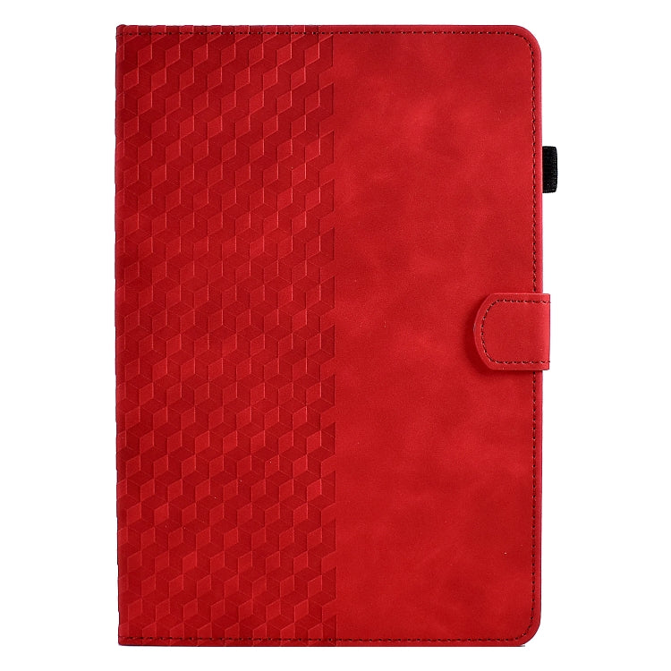 For Amazon Kindle Lite 2022 Rhombus Embossed Leather Tablet Case(Red) - Amazon by PMC TechLife | Online Shopping South Africa | PMC TechLife | Buy Now Pay Later Mobicred