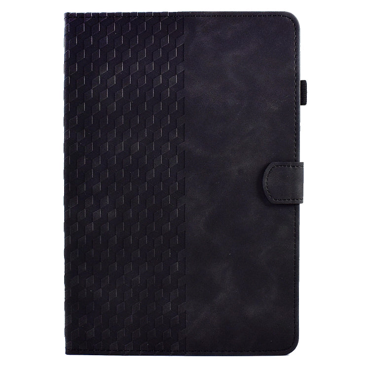 For Amazon Kindle Fire HD8 2020 Rhombus Embossed Leather Tablet Case(Black) - Amazon by PMC TechLife | Online Shopping South Africa | PMC TechLife | Buy Now Pay Later Mobicred