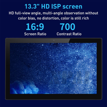 PR1335T 13.3 inch IPS Display Advertising Machine, 2GB+16GB, CPU:RK3288 Quad Core 1.8GHz(EU Plug) - 11-15 inch by PMC Jewellery | Online Shopping South Africa | PMC Jewellery | Buy Now Pay Later Mobicred