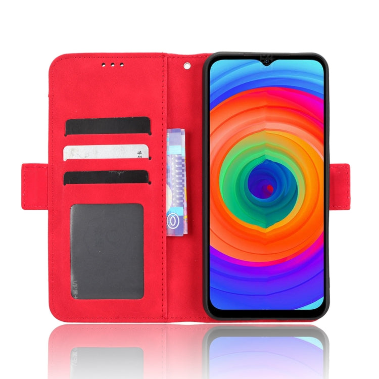 For Ulefone Note 14 Skin Feel Calf Texture Card Slots Leather Phone Case(Red) - Ulefone Cases by PMC Jewellery | Online Shopping South Africa | PMC Jewellery | Buy Now Pay Later Mobicred