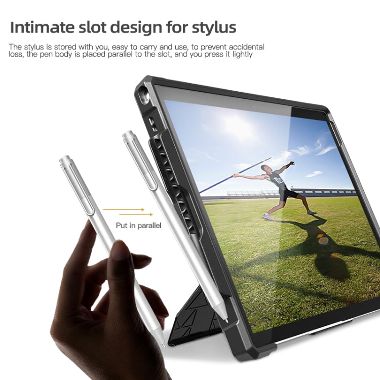 For MicroSoft Surface Pro 4 / 5 / 6 / 7 Armor Kickstand Shockproof Tablet Case(Grey White) - Microsoft by PMC TechLife | Online Shopping South Africa | PMC TechLife | Buy Now Pay Later Mobicred