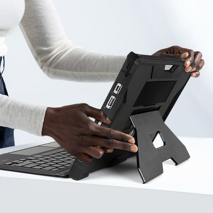 For MicroSoft Surface Pro 4 / 5 / 6 / 7 Armor Kickstand Shockproof Tablet Case(Grey White) - Microsoft by PMC TechLife | Online Shopping South Africa | PMC TechLife | Buy Now Pay Later Mobicred