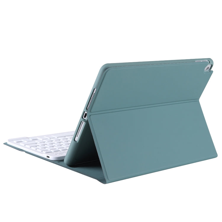 T11B 2020 For iPad 11 inch (2020 / 2018) TPU Candy Color Ultra-thin Bluetooth Keyboard Tablet Case with Stand & Pen Slot(Dark Green) - Universal by PMC Jewellery | Online Shopping South Africa | PMC Jewellery | Buy Now Pay Later Mobicred